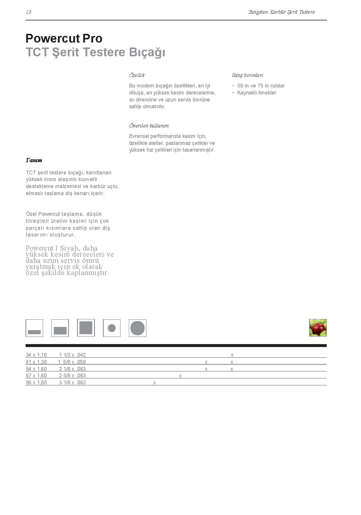 Bi Metal Şerit Testere